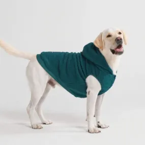 Teddy Sherpa Dog Jacket - Pine Green