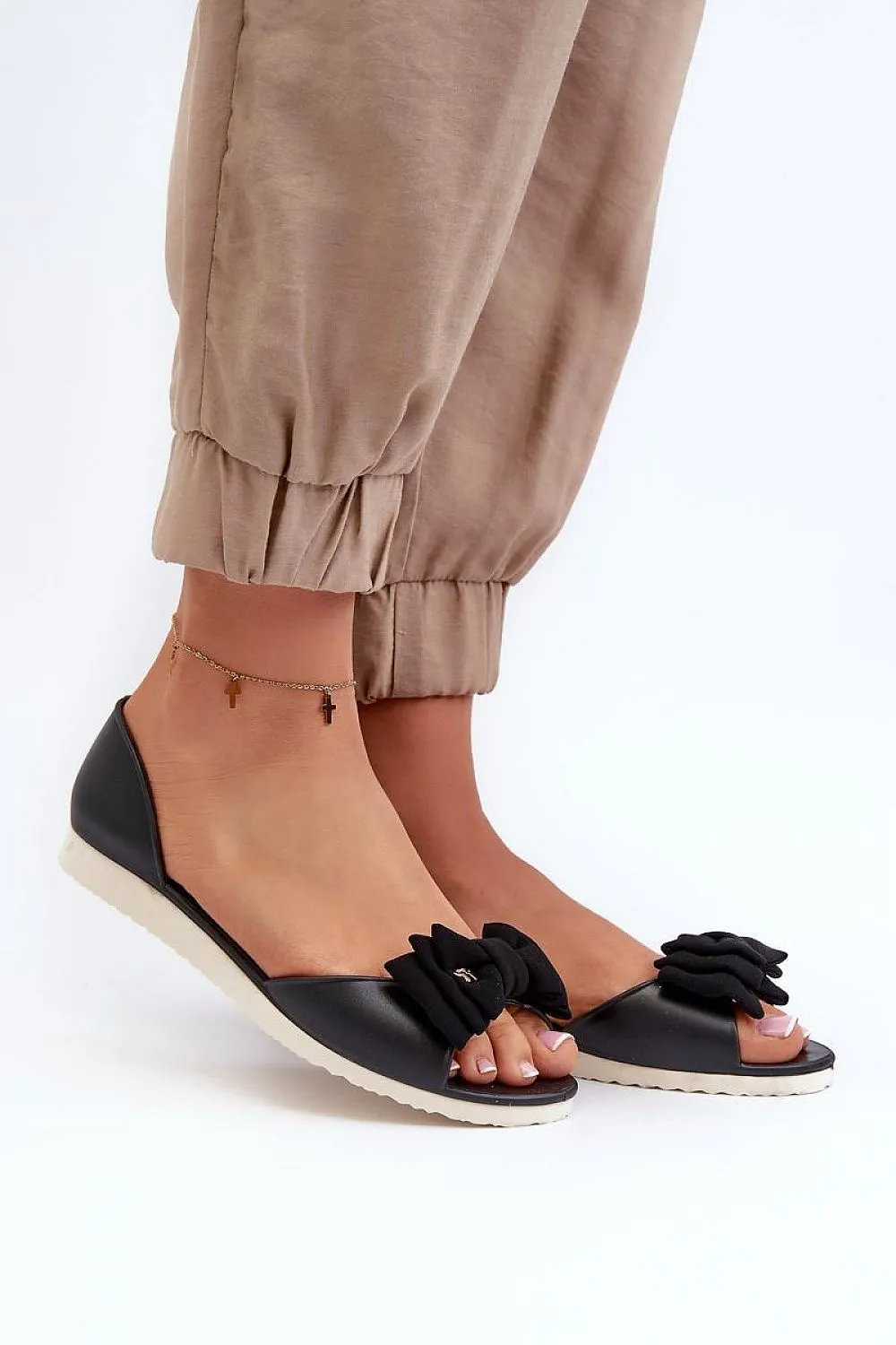 TEEK - Bow Rubber Ballet Flats