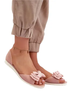 TEEK - Bow Rubber Ballet Flats