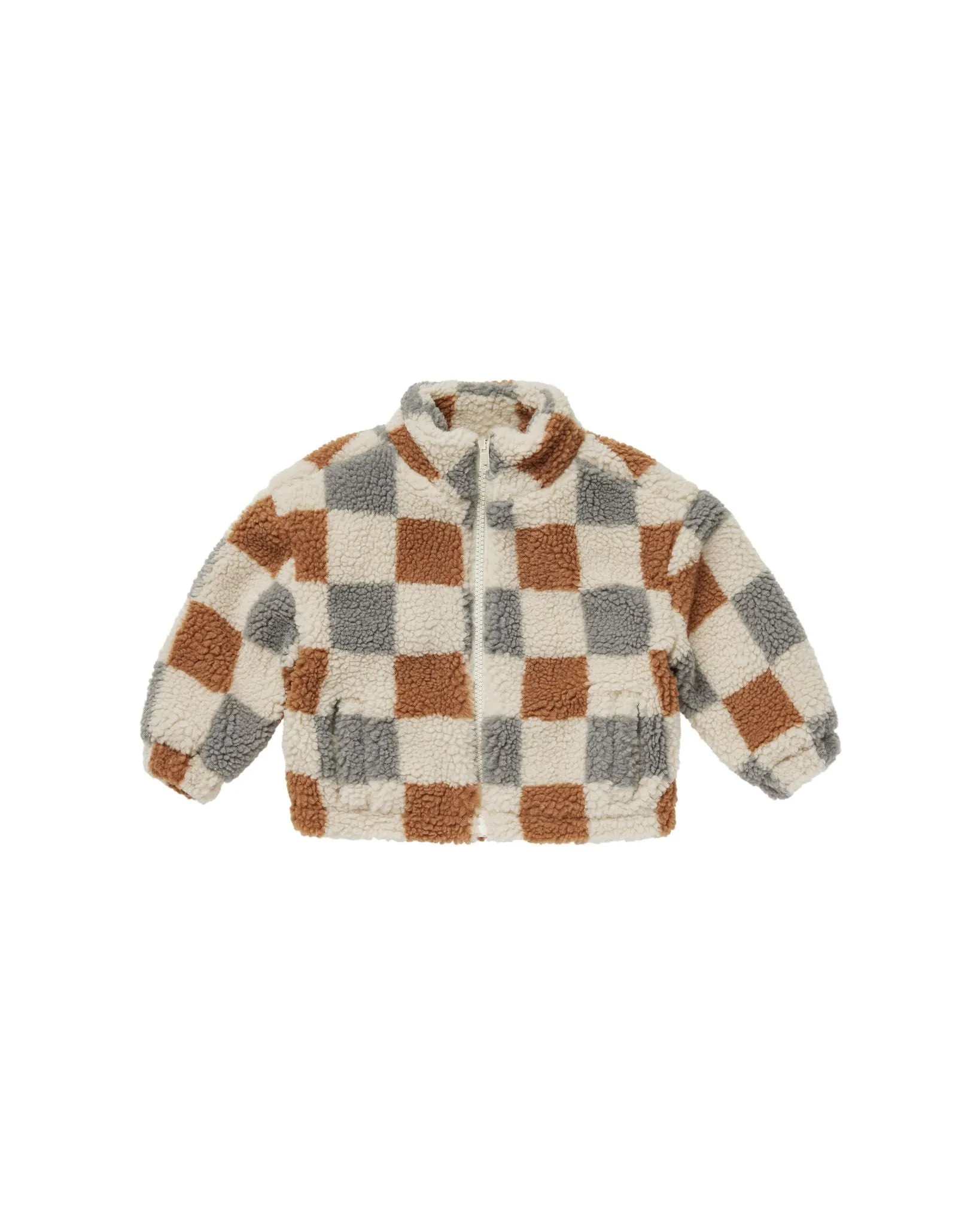 The Coco Jacket by Rylee   Cru - Shearling Check - BABY