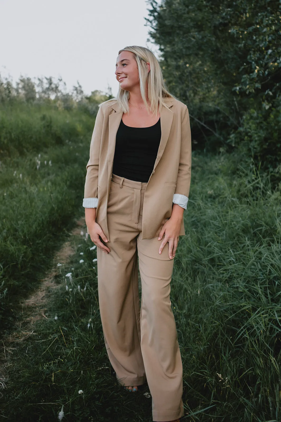 The Lessa Pant by Minimum - Tiger's Eye