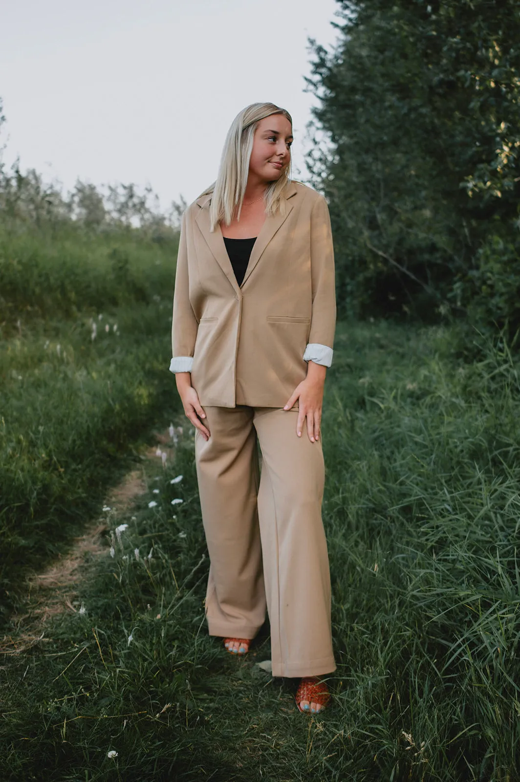 The Lessa Pant by Minimum - Tiger's Eye