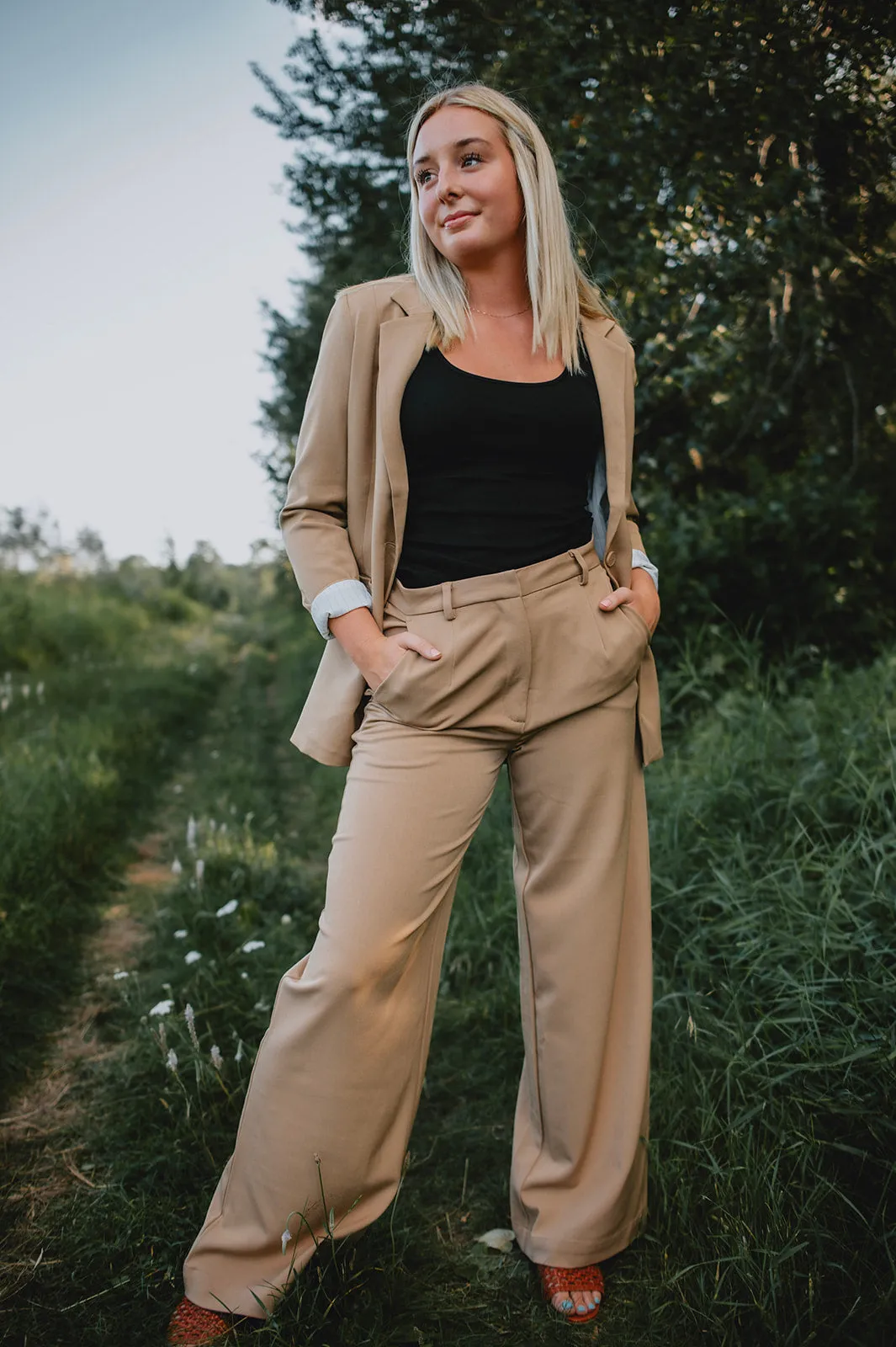 The Lessa Pant by Minimum - Tiger's Eye