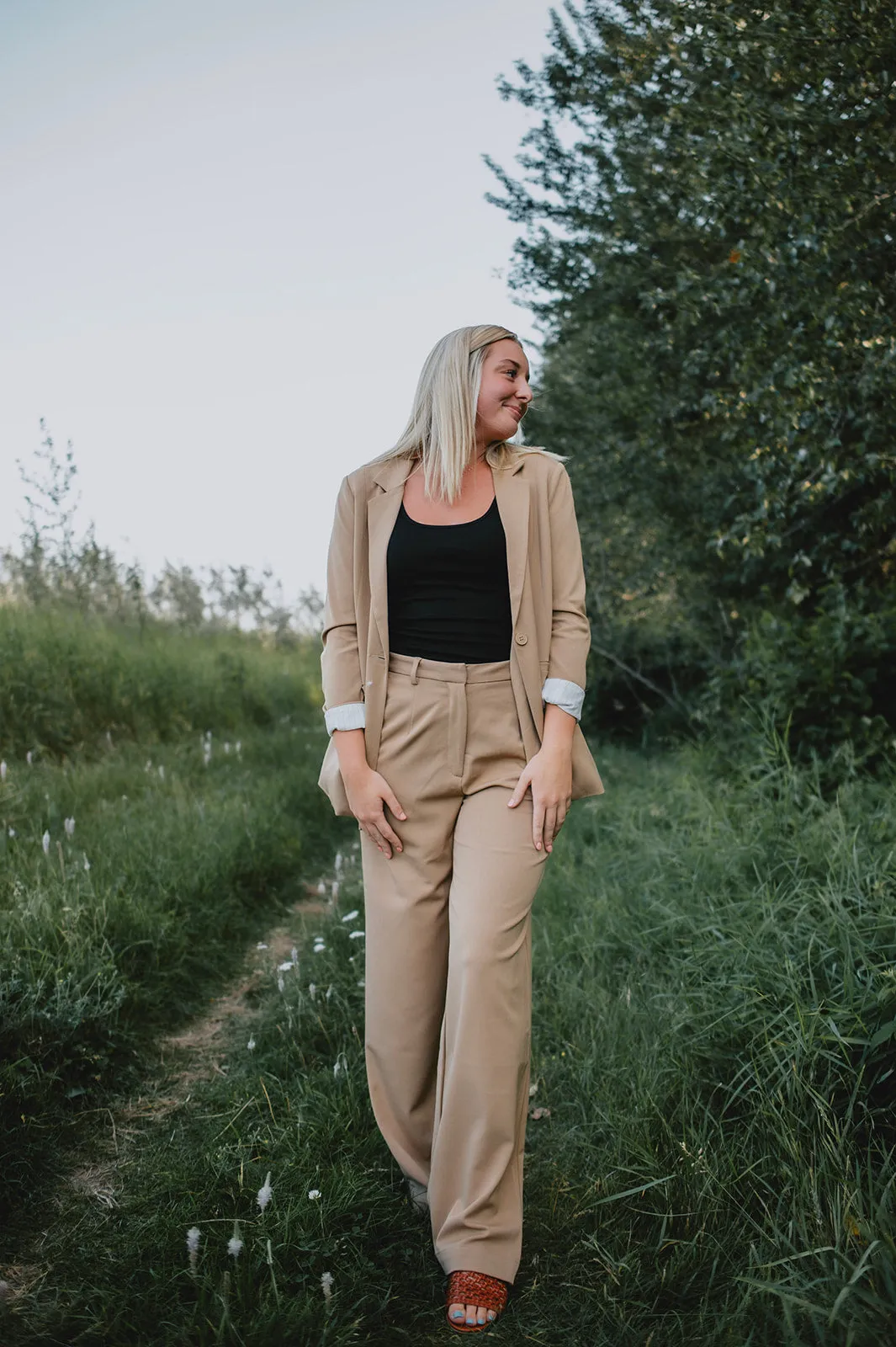 The Lessa Pant by Minimum - Tiger's Eye