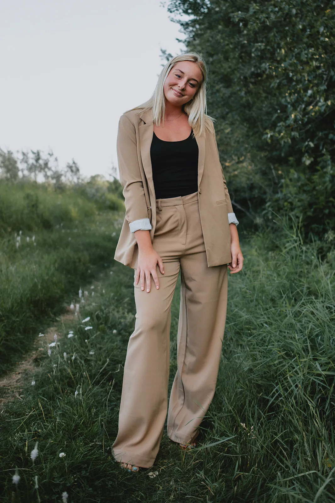 The Lessa Pant by Minimum - Tiger's Eye