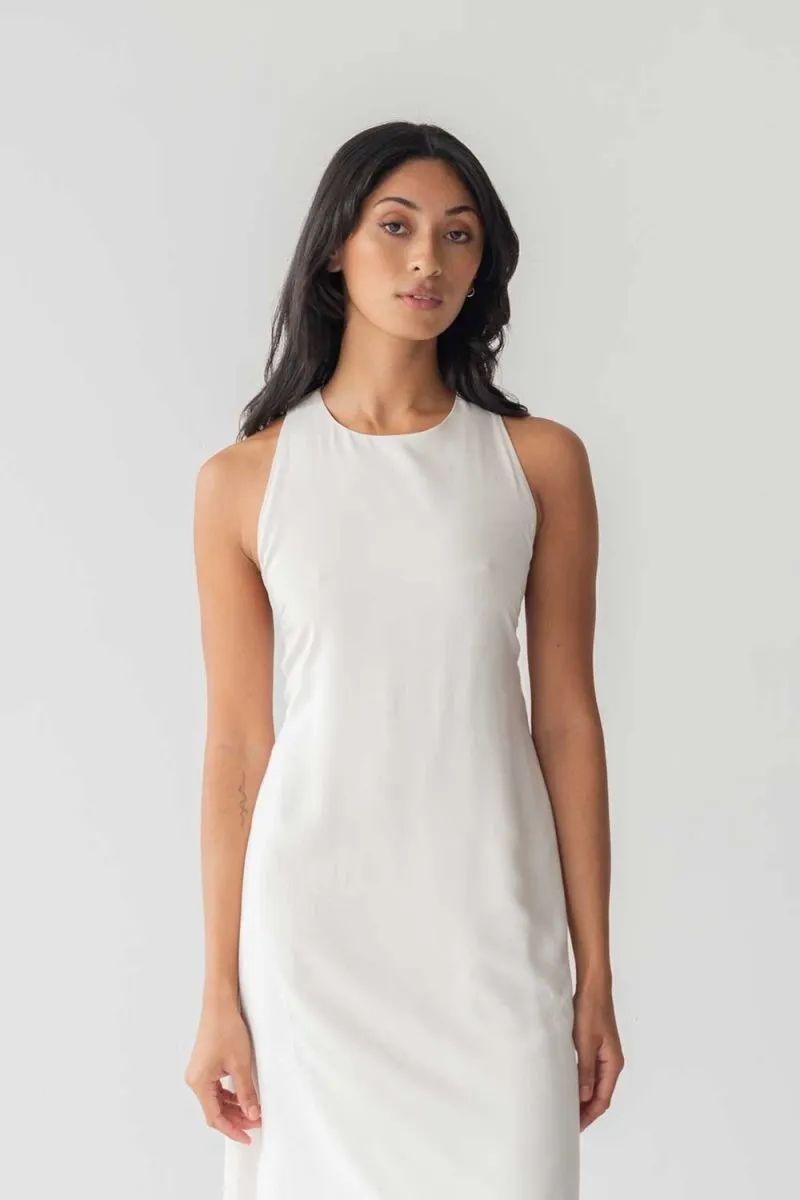 Twist Back Slip Dress