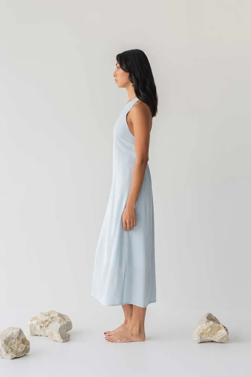 Twist Back Slip Dress