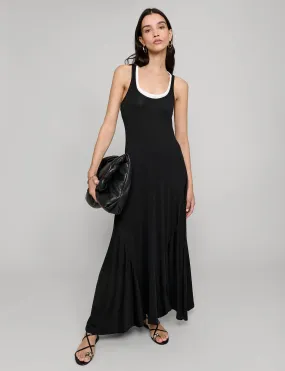 Two-Tone Tank Maxi Dress-BESTSELLER