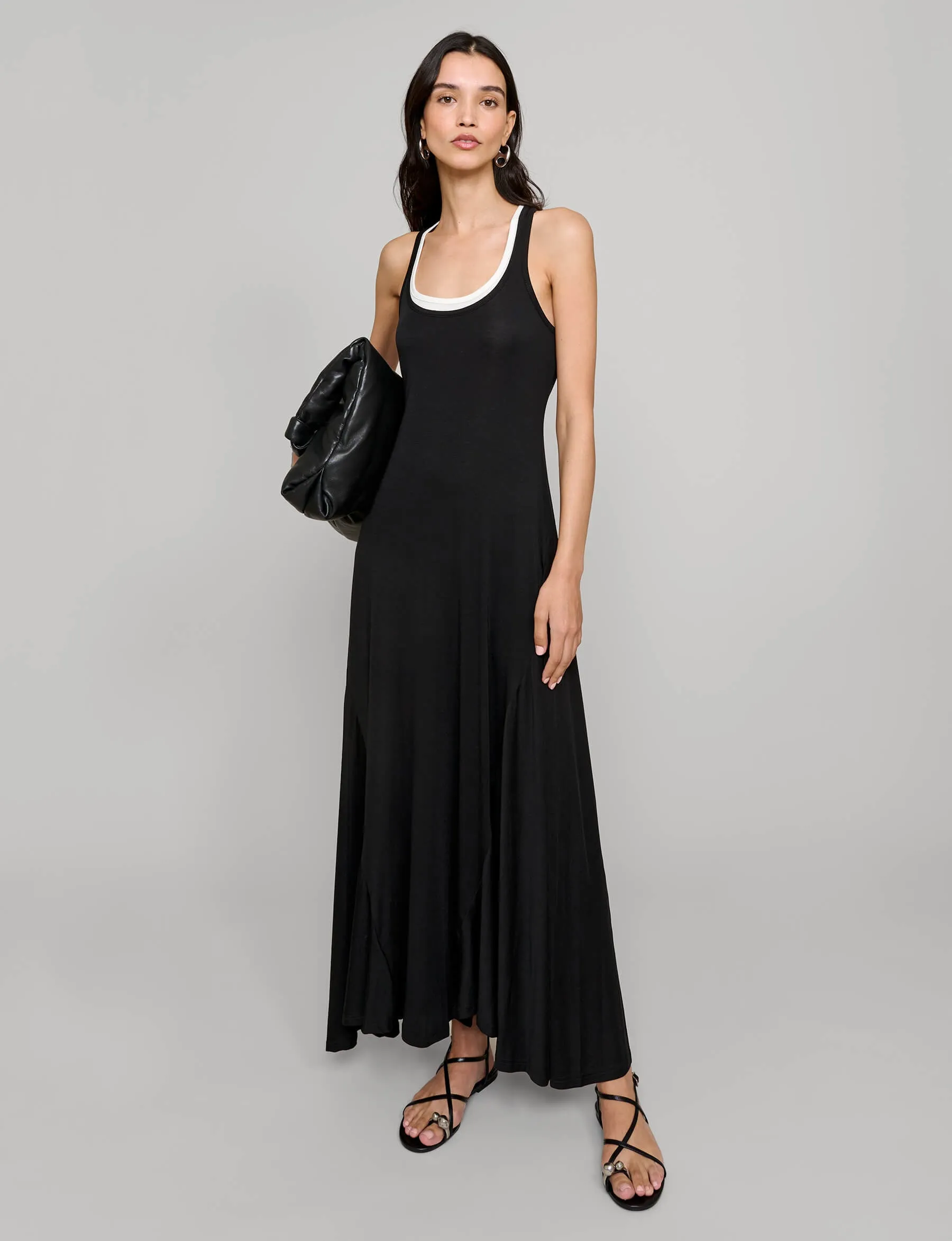 Two-Tone Tank Maxi Dress-BESTSELLER