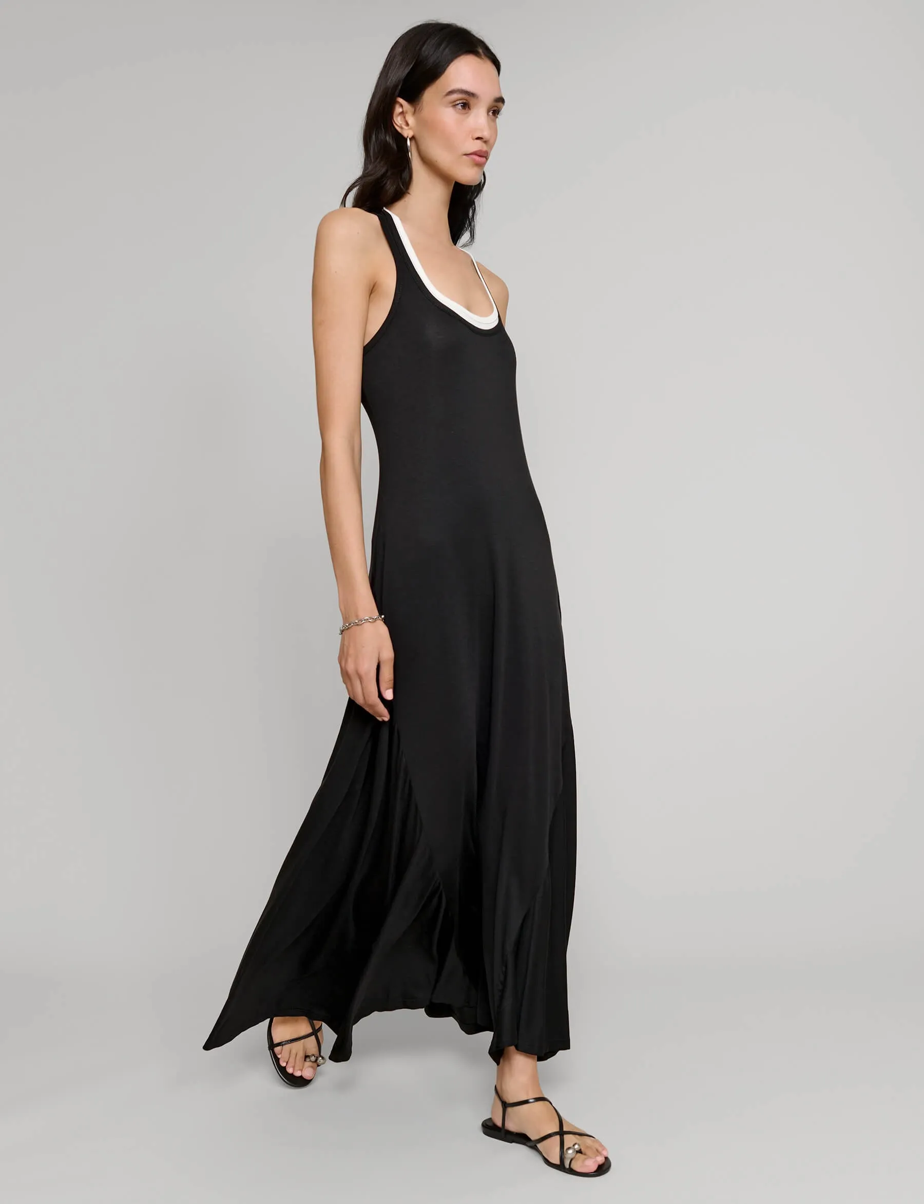 Two-Tone Tank Maxi Dress-BESTSELLER