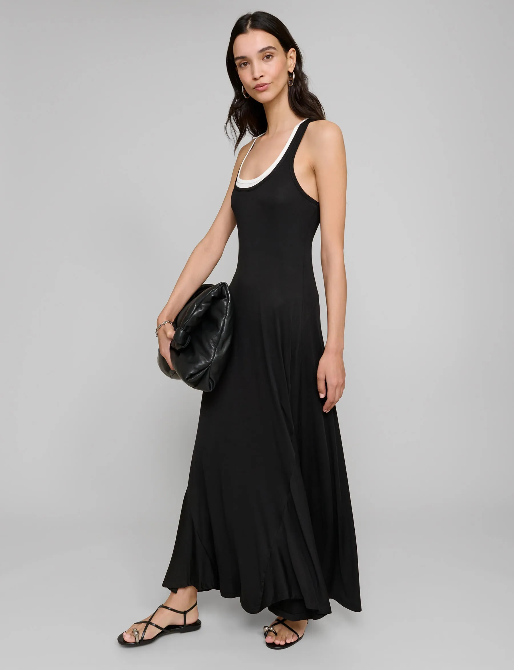 Two-Tone Tank Maxi Dress-BESTSELLER