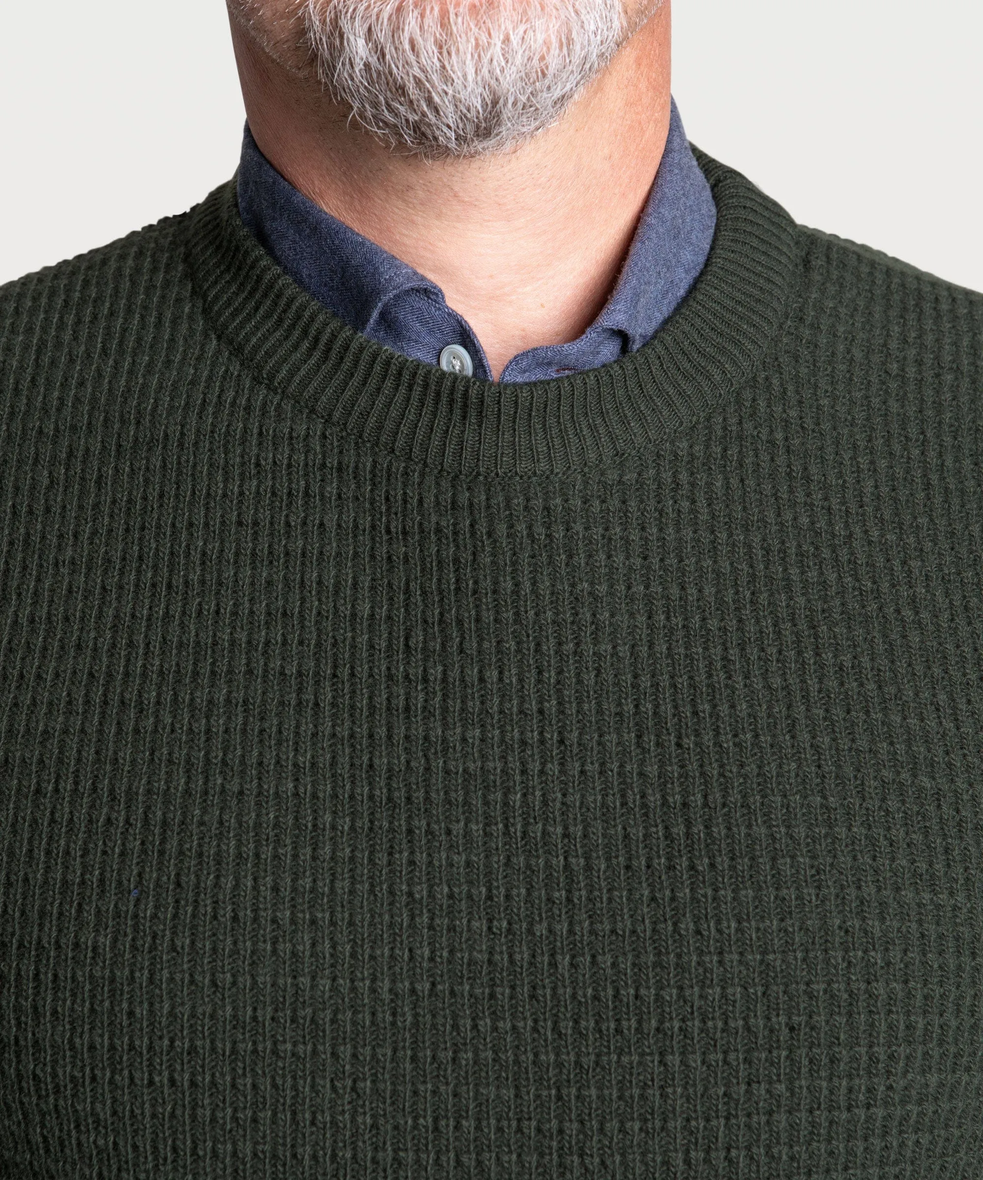 Waffle Roundneck Sweater