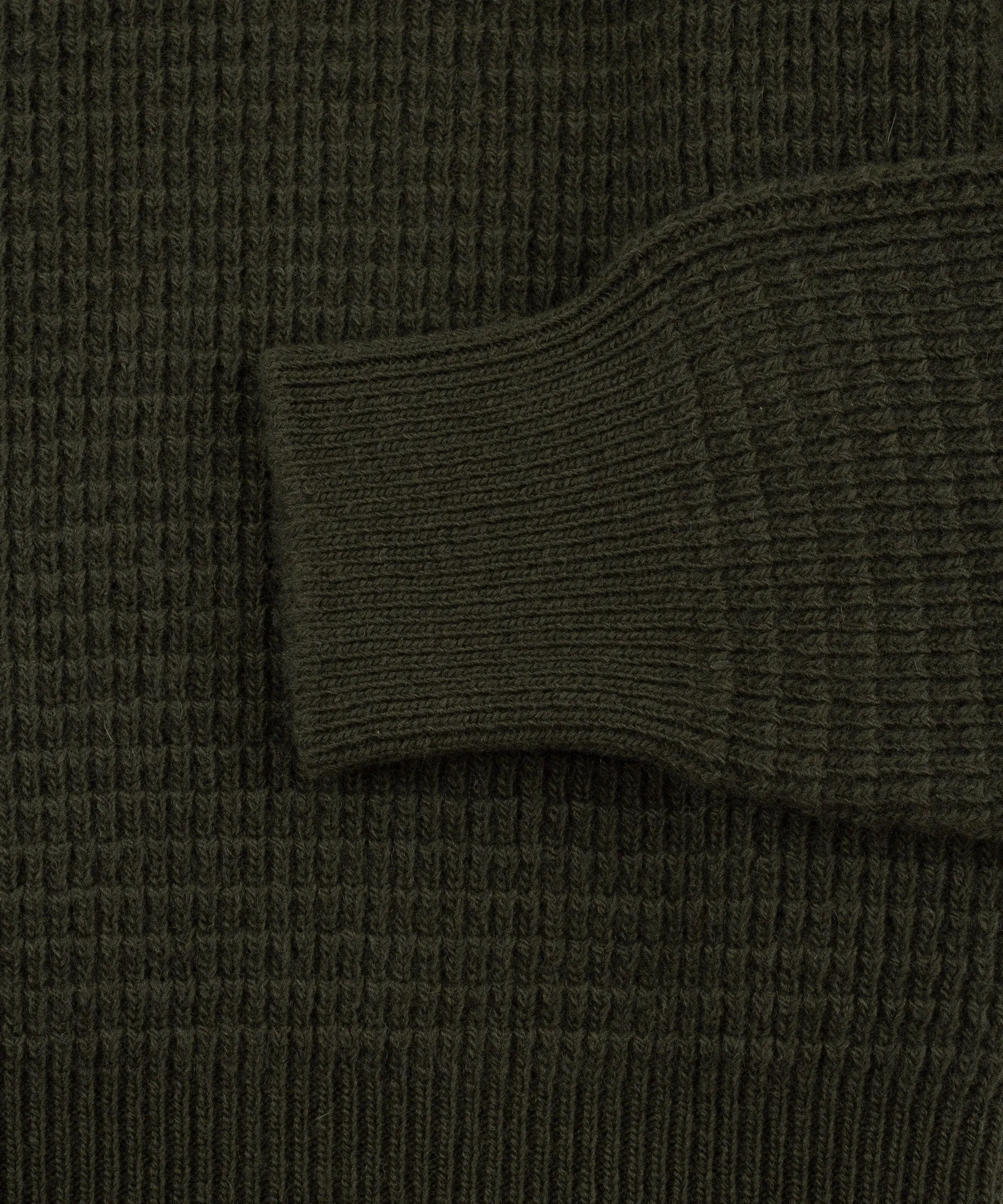 Waffle Roundneck Sweater