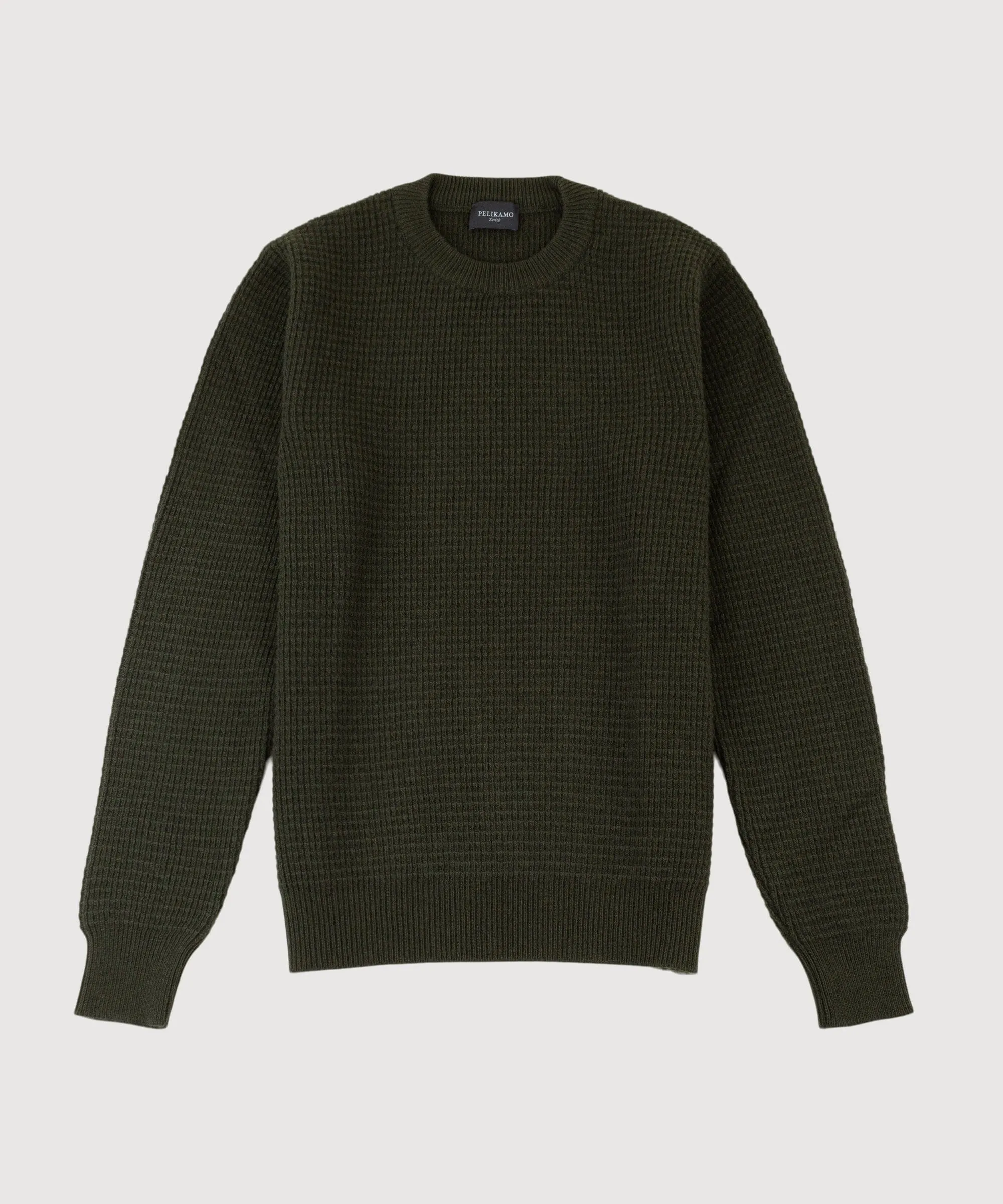 Waffle Roundneck Sweater