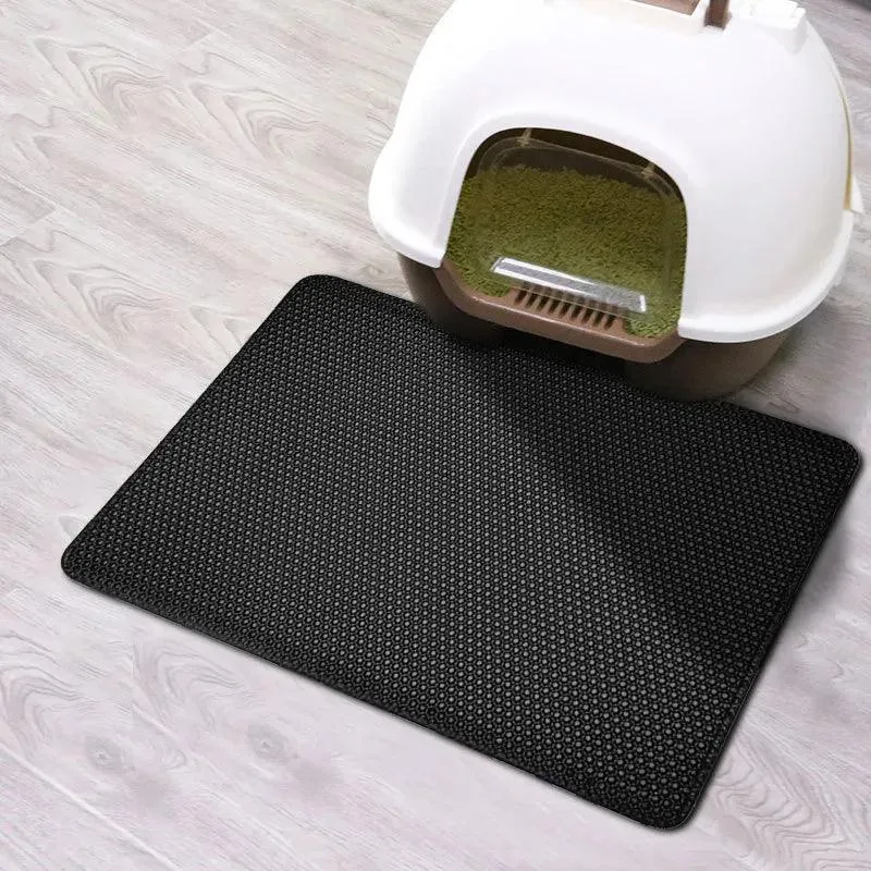 Waterproof Double Layer Non-Slip Cat Litter Mat