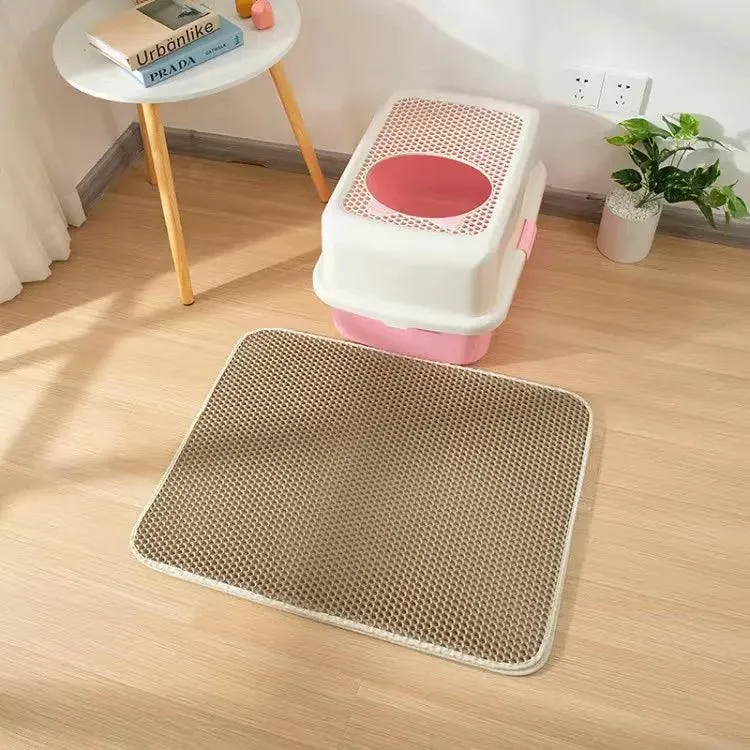 Waterproof Double Layer Non-Slip Cat Litter Mat