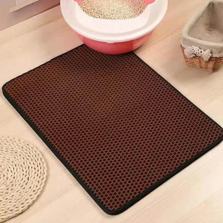 Waterproof Double Layer Non-Slip Cat Litter Mat