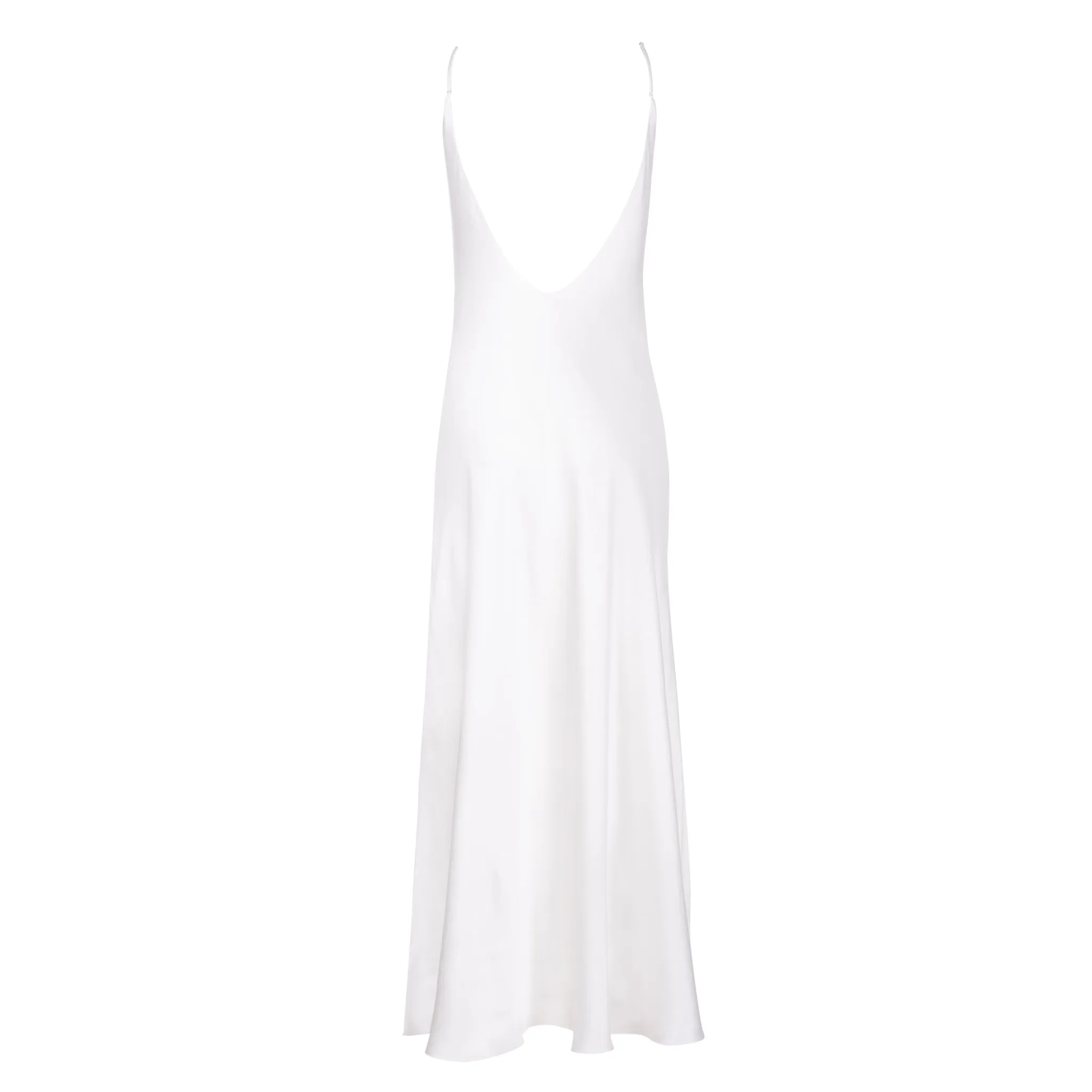 White Maxi Slip Dress