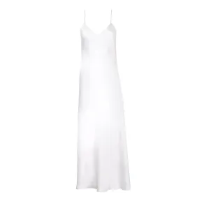 White Maxi Slip Dress