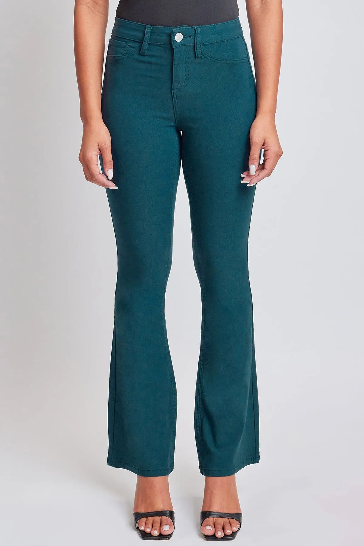 Women's Hyperstretch Flare Pants, Blue Steel