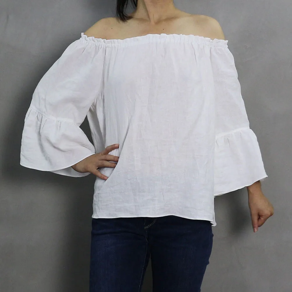 Women’s Off the Shoulder Flounce Top