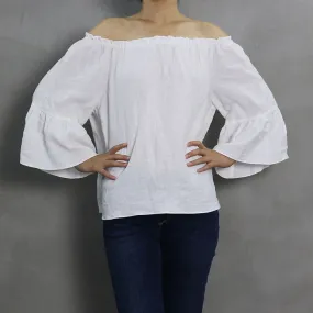 Women’s Off the Shoulder Flounce Top