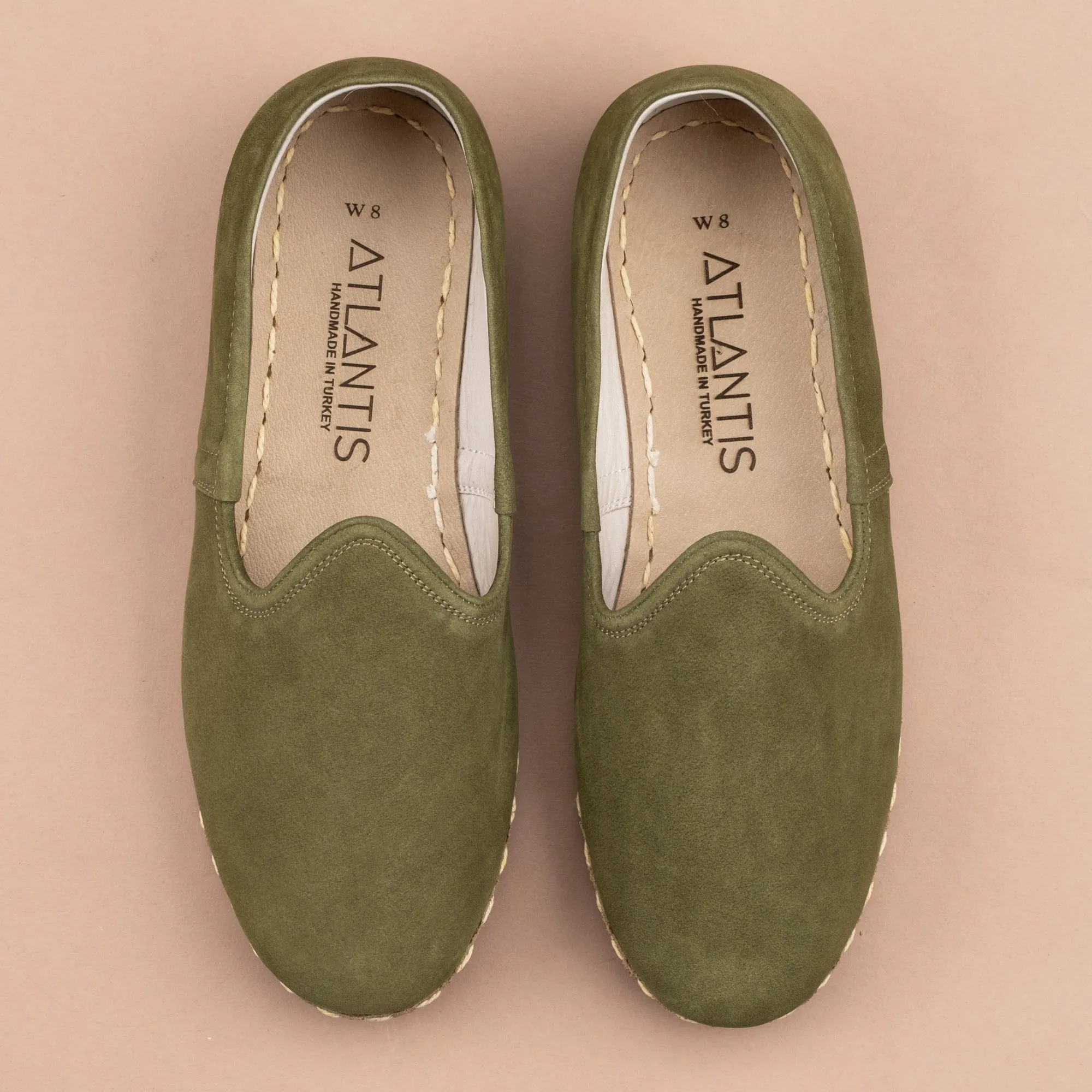 Women's Olive Nubucks