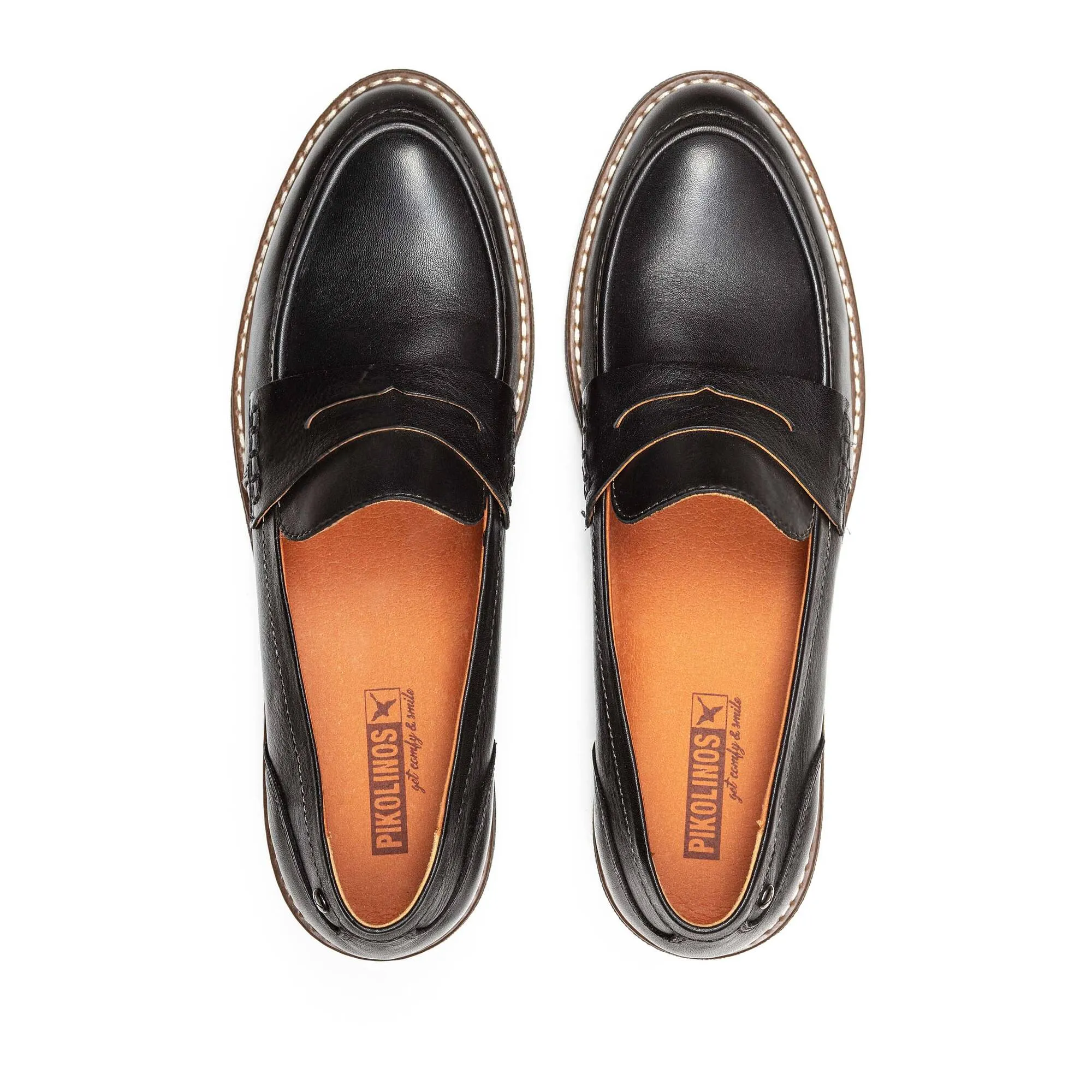 Women's Pikolinos Aldaya Loafers Color: Black (WIDE WIDTH)