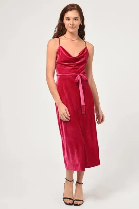 Zana Velvet Slip Dress - FINAL SALE