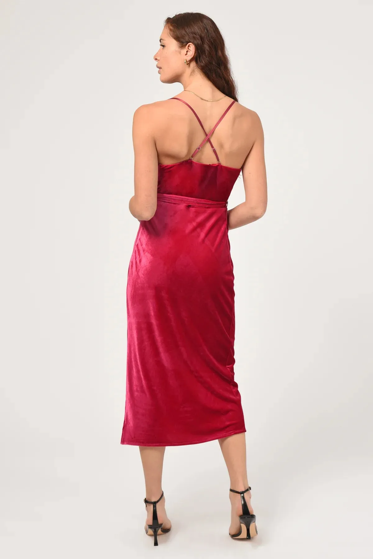 Zana Velvet Slip Dress - FINAL SALE