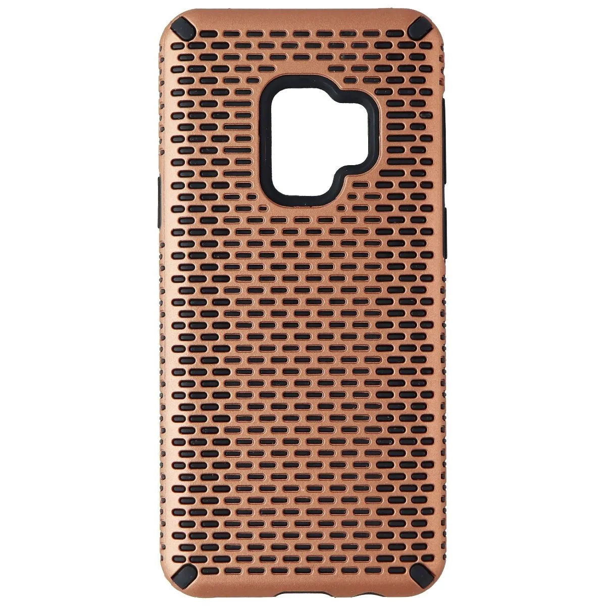 Zizo Echo Series Case Compatible with Samsung Galaxy S9 Rose Gold Black